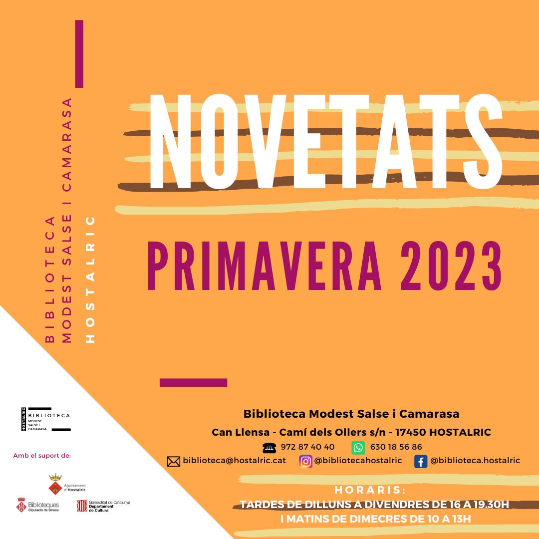 Novetats primavera 2023
