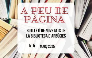A peu de pàgina núm. 5 (març de 2025)